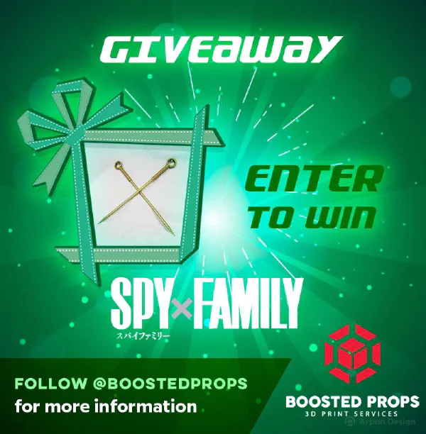 Boostedprops giveaway